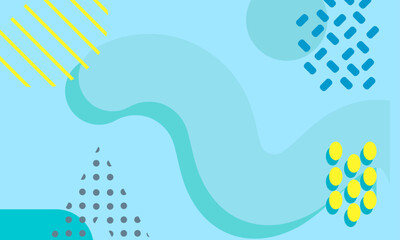 Flat design of abstract geometric background