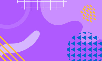 Flat design of abstract geometric background