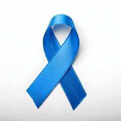 blue awareness ribbon