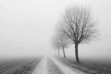Fog Background in Nature