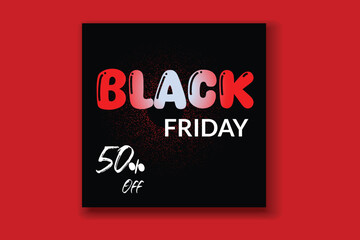 black friday sale banner template