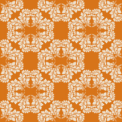 Seamless damask pattern with a classic floral design.African embroidery patterns, paisley, boho, floral ikat, ethnic floral designs, ikat sari, ikat patterns and ethnic patterns.