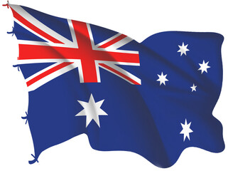 australian 3d flag