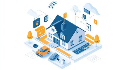 Obraz premium IoT Devices and Energy Management: Explore IoT devices that assist in energy management.