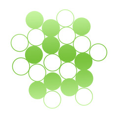 Circle gradient pattern