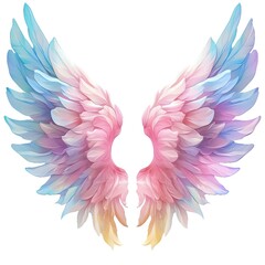 Colorful Angel Wings