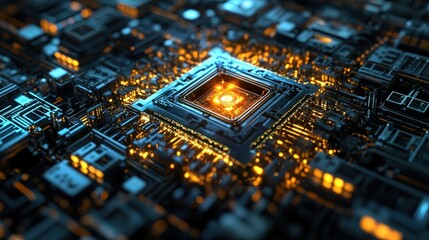 Obraz premium Quantum Computing and Financial Modeling: Investigate how quantum computing can enhance financial modeling and risk assessment.