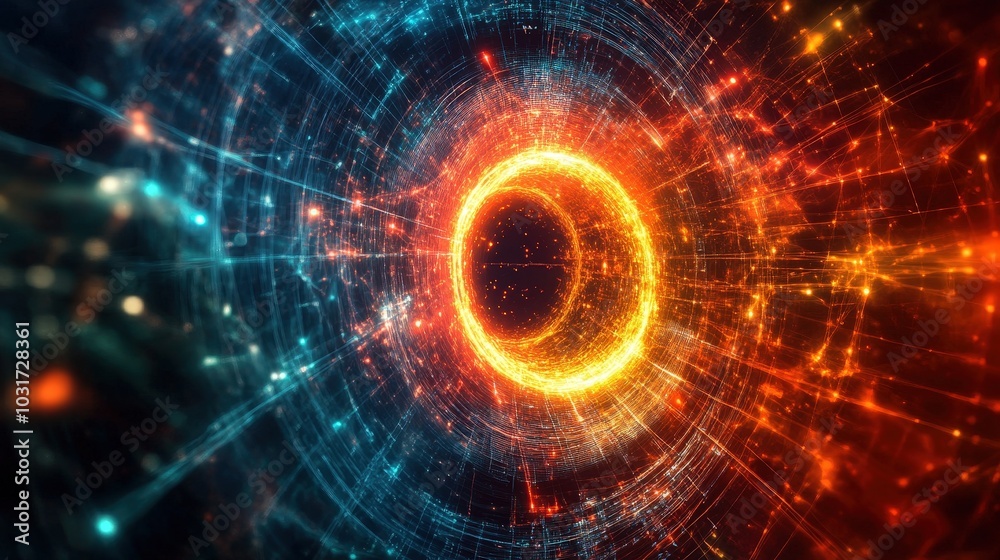 Poster quantum networking: explore the concept of quantum networking and its potential to revolutionize com