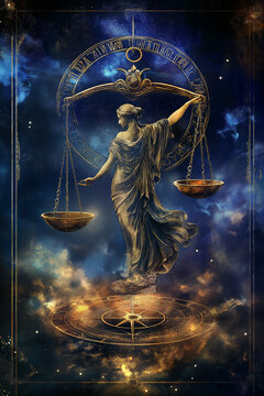 wallpaper of spiritual astrological zodiac sign libra
