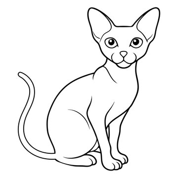 recommend clip art: cute sphynx cat