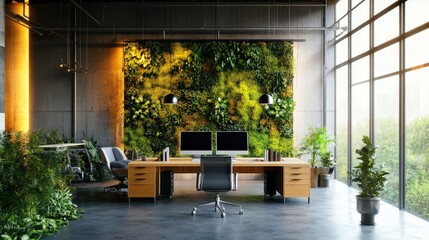 Sustainable Workspace Design: Examine how to create an eco-friendly workspace.