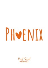Phoenix Print, Phoenix Arizona Poster, Wall Art Phoenix, Phoenix Poster, Arizona Decor