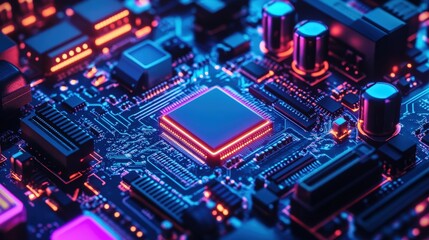 Fototapeta premium The Impact of Hardware on Software Performance: Explore how hardware specifications influence software performance.