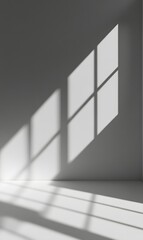 Fototapeta premium 4. A simple gray backdrop with soft shadows