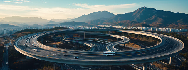 Experience the Harmony of Technology and Service in Korea’s Multi-Level Highways and State-of-the-Art Rest Areas with Convenient Parking Solutions