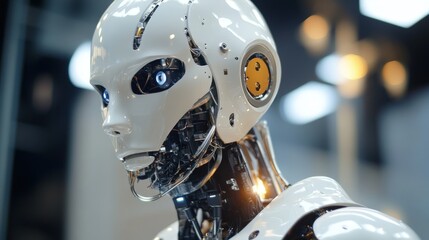 Fototapeta premium Delve into the scientific principles underlying robotics