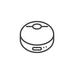 Robot Cleaner line icon