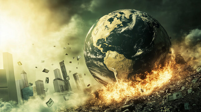 A Global Financial Crisis Unfolding as Bad Loans and Financial Products Implode, Triggering Widespread Economic Disruption and Instability
