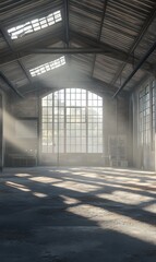 86. A bright, open space with scattered sunlight