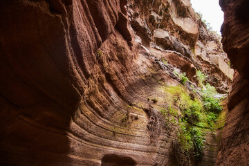 Canyon auf Gran Canaria. Barranco de las Vacas