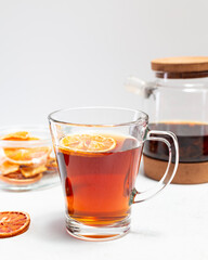 cup of tea with lemon