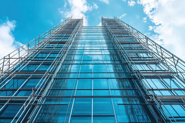 System scaffolding products . AI generative.