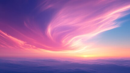 Fototapeta premium Majestic Vivid Sunset Sky