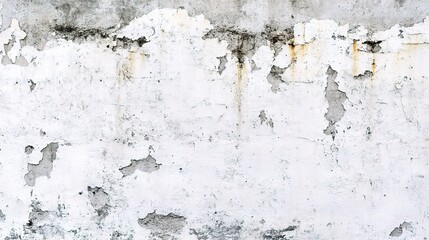Obraz premium Weathered Concrete Wall with Peeling Paint Texture