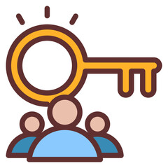 Opportunity Outline Color Icon