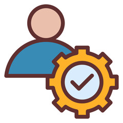 Manager Outline Color Icon