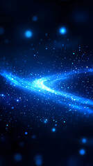 Obraz premium Vibrant cosmic dance exploring the mystical beauty of the universe through starry patterns and celestial light play