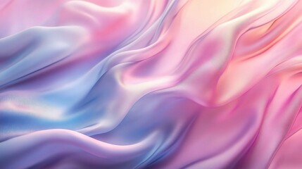 Fototapeta premium Soft Waves of Colorful Fabric Flowing Elegantly