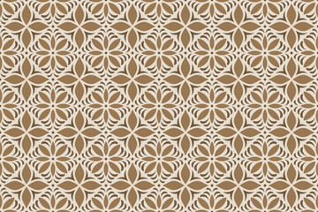 Abstract Vintage Batik Seamless Pattern