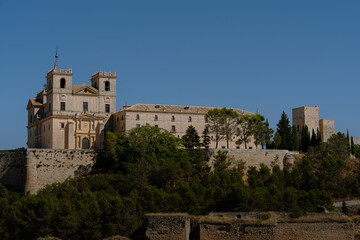 Fototapeta premium Uclés Monastery in Uclés, Cuenca, Castilla la Mancha, Spain