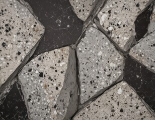 close up of black and white tile_1