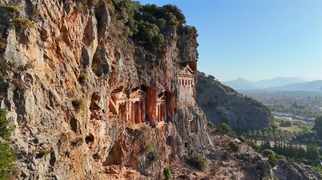 Ancient Dalyan Tombs. Dalyan Rock Tombs, dating back to BC and lasting for 2800 years, are among the borders of Candır Village. 