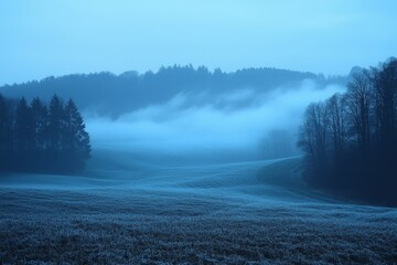 Fog Background in Nature