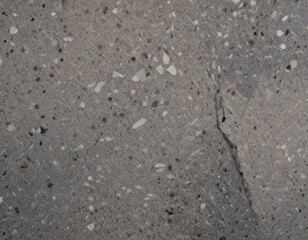 close up of concrete floor with small hole