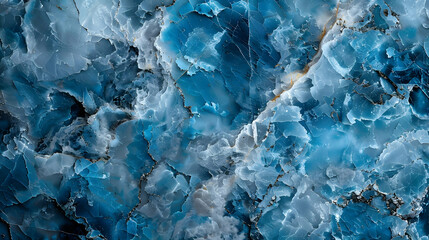 Obraz premium Abstract Blue Marble Background
