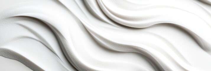 Obraz premium A white background with a white line that is curved and has a lot of texture