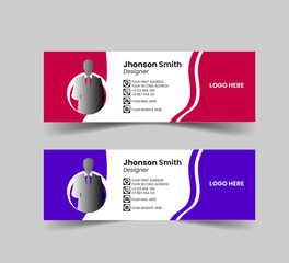 Premium email signature design template