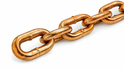 Obraz premium Closeup of a Gold Chain.