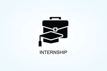 Internship Vector  Or Logo Sign Symbol Illustration