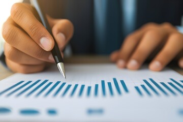 Manager coordinating a business showcase, arranging visual elements for an engaging presentation, enhancing audience experience and interaction