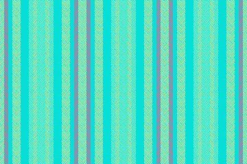 Lady textile fabric vector, folded texture lines pattern. Rough stripe background vertical seamless in teal and yellow colors.