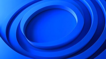 Obraz premium Abstract 3d render, blue background design, modern illustration