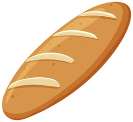 Freshly Baked Baguette Illustration