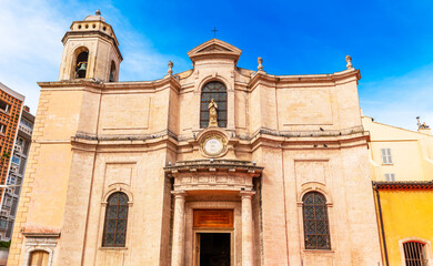 Church of Saint Francis of Paula, in Toulon, in the Var, Provence Alpes Côte d'Azur, France