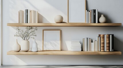 Elegant and Cozy Modern Bedroom Interior Design with Stylish Decor, mockup, poster and Background