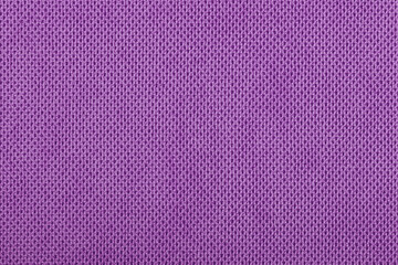 Purple, violet fabric cotton texture. Textile background fabric